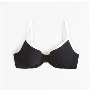Abercrombie & Fitch Black and White Bikini with Classic Design